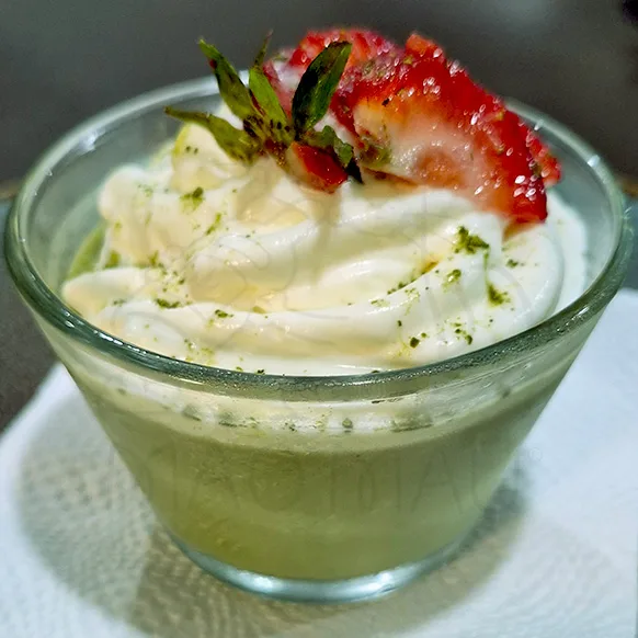 Panna Cotta de Matcha